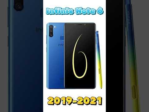 Infinix Smartphones “Note” Series Logo Evolution Historical Logos #shorts #android #infinix #tech 