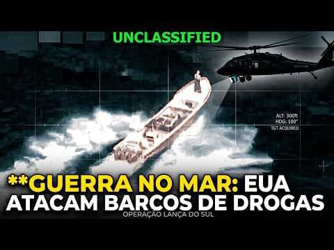 A Nova Guerra dos EUA: Mísseis e bombardeios contra o narcotráfico no mar