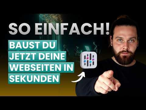 Breaking: Diese KI zerstört Webentwicklung: Webseiten + Backend in 5 Minuten – ohne Code.