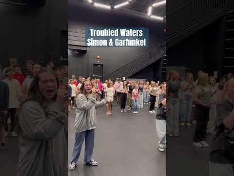 This ‘Bridge Over Troubled Waters’ HITS different. 🎶🤍 @SimonAndGarfunkel #childrenschoir