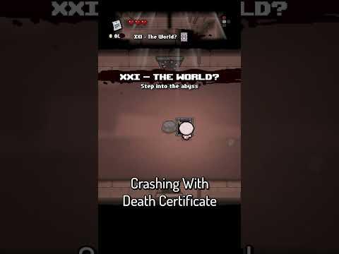 A Convoluted Death Certificate Crash #tboi #thebindingofisaac #bindingofisaac #repentance