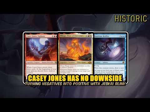 Casey Jones Turning Negative Into Value?! | Jeskai Blink | Historic BO3 | MTG Arena