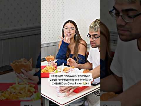 Things got AWKWARD after Ryan Garcia reminded that one time N3on CHEATED on Chloe Parker 😭👀