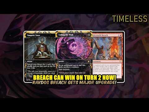 Breach Can WIN On Turn 2 Now!? Rakdos Breach Gets Major Upgrade! | Timeless BO3 | MTG Arena