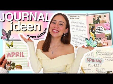 BULLET JOURNAL IDEEN 🌸 SO kannst du deine Journal Seiten gestalten - April - Cali Kessy