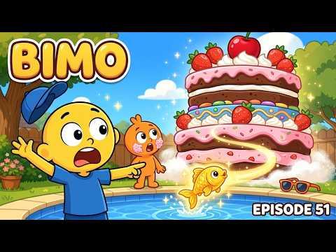 Cartoon BIMO and the Golden Fish 🐟✨ | Episode 51