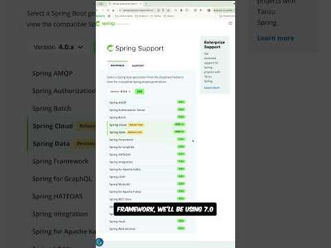 Spring Boot Version Mappings