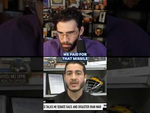 Dr Abdul El-Sayed is spitting