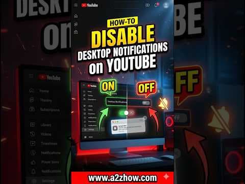 How Do I Stop Youtube From Showing Notifications on My Computer?