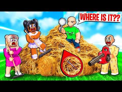 FIND THE NEEDLE IN THE HAYSTACK!! (Funny Moments)