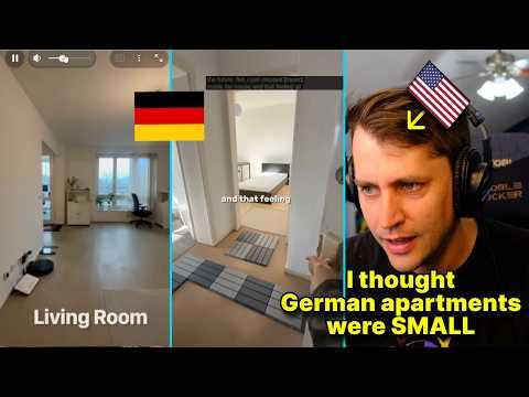 American impressed by Beautiful German Apartments and Dorms