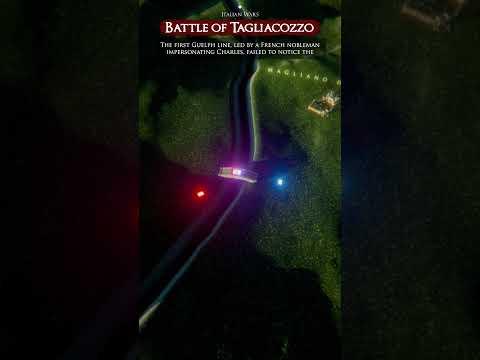Emperor vs Pope: Battle of Tagliacozzo #MilitaryHistory #shorts #fyp #MedievalBattle