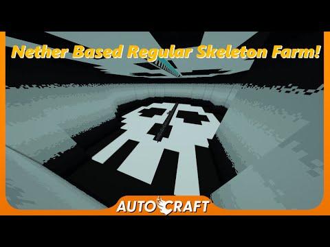 Fastest Single Dimension Regular Skeleton Farm! (AutoCraft ep.126)
