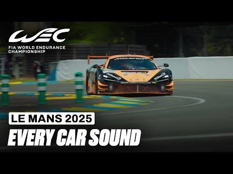 Every Car Sound In Le Mans 2025 🔊 | 24 Hours of Le Mans 2025 | FIA WEC