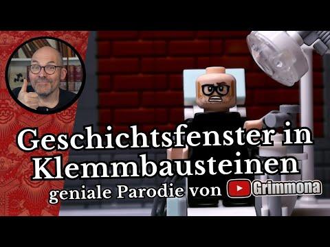 Geschichtsfenster reagiert auf Geschichtsfenster - eine Klemmbaustein-Parodie von @Grimmona