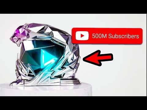 Here Is The NEW 500 Million Subscribers Play Button!