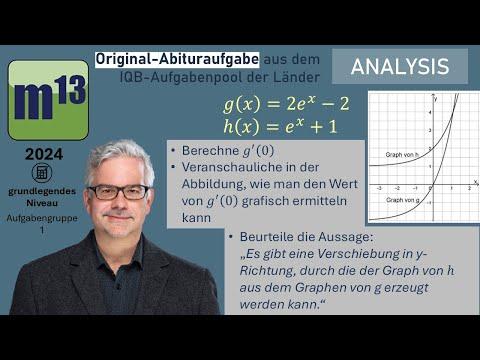 Abitur-Aufgabe: 2024 - ANALYSIS - OHimi - grundlegendes Niveau - Aufgabengruppe 1
