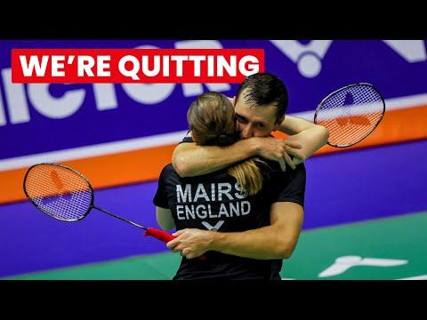 We are quitting badminton…