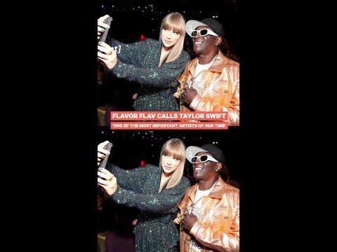 'King Swiftie' Flavor Flav Shares Why He Loves Taylor Swift