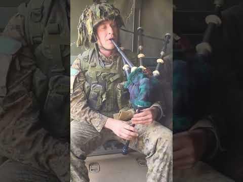 Canadian Army Bagpipes at their finest