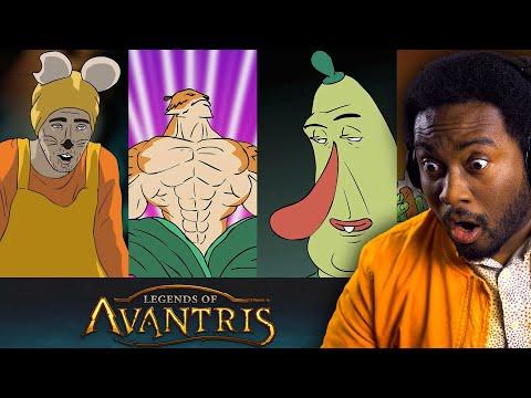 I CAN'T STOP LAUGHING AT LEGENDS OF AVANTRIS | Reacting to Animated DnD Shorts