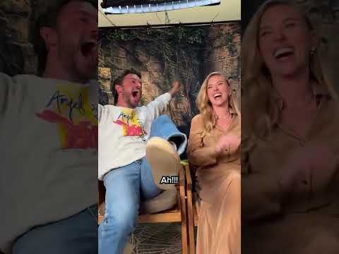 The cast of Jurassic World Rebirth try the Whitney Houston Challenge!