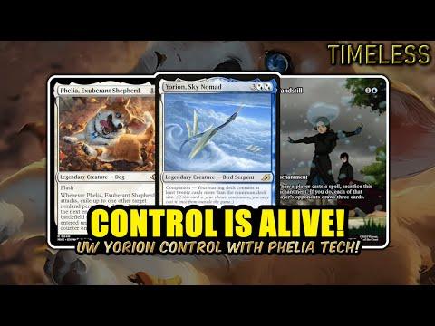 UW Yorion Control Finds New Synergy With Standstill & Phelia | Timeless BO3 | MTG Arena