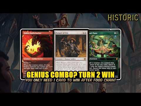 Historic Is Now A Turn 2 Format? Time For Ban? | New Food Chain Combo | Historic BO3 | MTG Arena