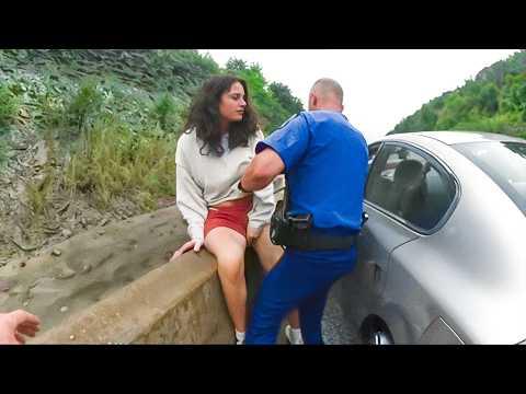 75-mal, als Polizisten genau zum richtigen Zeitpunkt auftauchten