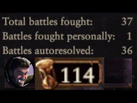 114 turns and only 1 battle fought