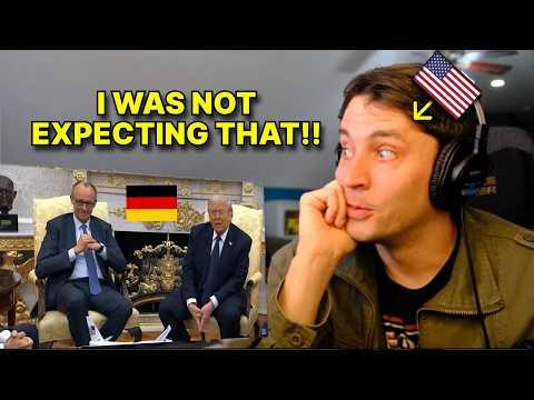 American reacts to Merz CONFRONTS TRUMP on Iran War!