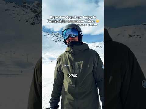 So teuer ist eine kleine Flasche Cola Zero in Frankreichs teuersten Skiort #shorts