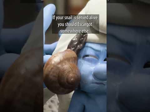 Escargot...somewhere else! #smurfs #smurfs2 #cinemasins