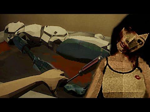 A Man Builds A Robot Using Parts That Bleed Blood In This Horror Game - Bottle of Sickness