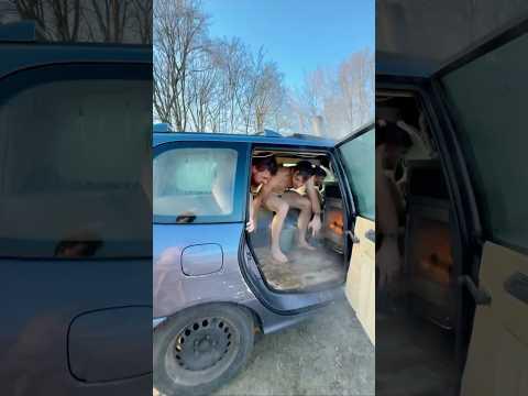 Saunaauto 🔥+ Eisbaden 🥶