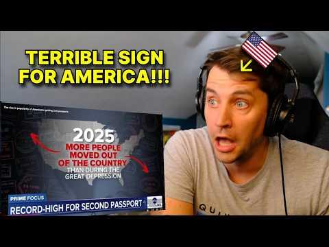 American reacts to Americans applying for European citizenships at RECORD NUMBERS