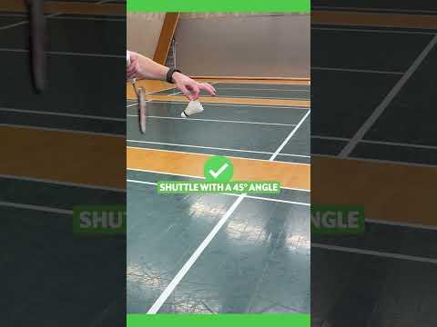 ❌ vs. ✅ How the shuttle turns when serving