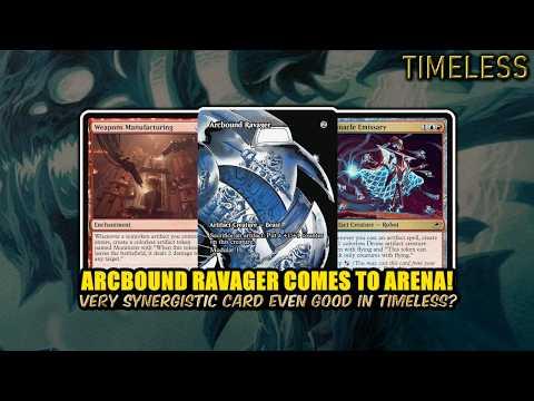 Arcbound Ravager Comes To Arena! Perfect Affinity Partner! | Timeless BO3 | MTG Arena