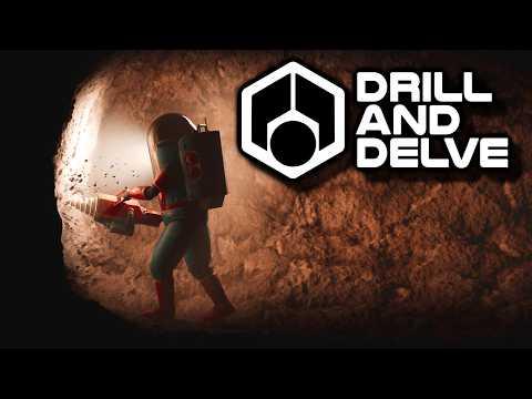 New Dystopian Space Mining Survival! - Drill and Delve