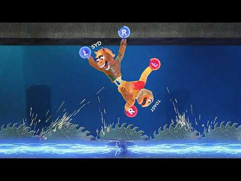 we played the hardest coordination co-op game out there...