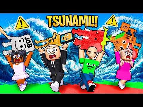 ESCAPE THE TSUNAMI FOR FREE BRAINROTS IN ROBLOX!