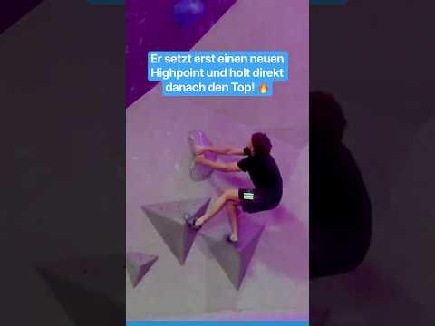17-Jähriger mischt das Starterfeld in Bremen auf 🔥 | BOULDER BUNDESLIGA #climbing