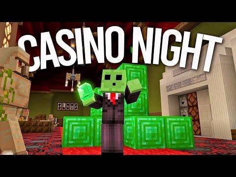 How Many Emeralds Can I Win in my CASINO?! - Let's Play Minecraft 668