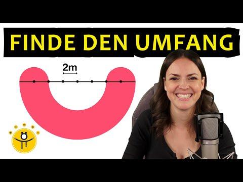 Eine schöne Figur aus Halbkreisen – Umfang und Fläche berechnen