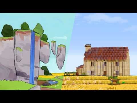 Illustrator Plays Minecraft | Overlooking Wheat