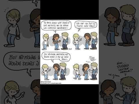 Den Cartoon hatte ich gesucht. Der passt perfekt zur Frage warum man darüber reden könnte ob Filme,