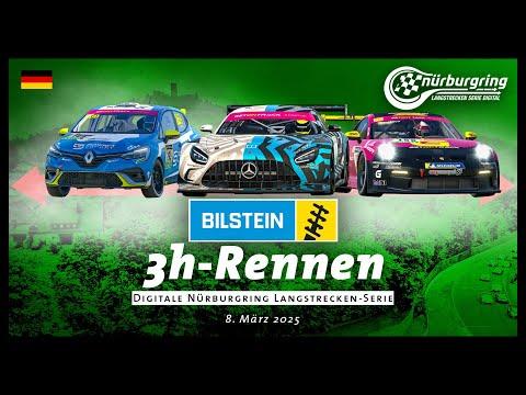 🇩🇪 LIVE: Digitale Nürburgring Langstrecken-Serie, Bilstein 3h-Rennen!