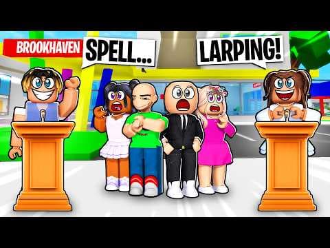 Big Schoolz: CINDY AND BIG MAC SPELLING BEE! | Roblox | Brookhaven 🏡RP