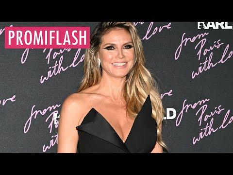 Heidi Klum begeistert mit Lederlook bei GNTM-Dreh in Berlin