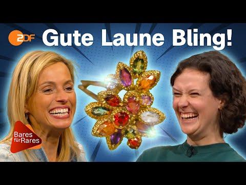 Weit über Wunschpreis: Goldring mit bunten Edelsteinen kurbelt Kauflust an | Bares für Rares